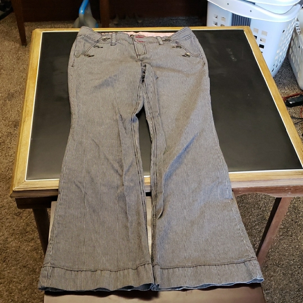Juniors L.e.i Striped Flare Pants